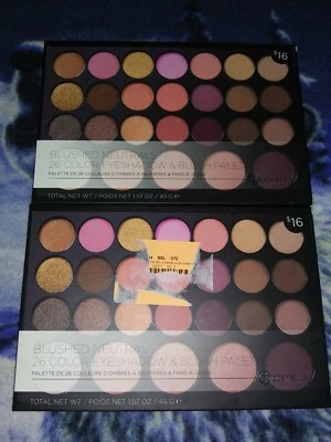  BH COSMETICS * BLUSHED NEUTRALS * 26 COLOR EYESHADOW & BLUSH PALETTE - Image 1 of 4