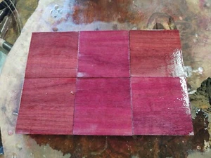 Purpleheart pot call blanks 4x4x1 - Picture 1 of 1