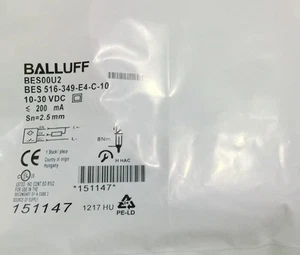 1PC NEW BALLUFF BES 516-349-E4-C-10 Proximity Switch ZS - Picture 1 of 2