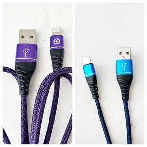 9pcs  6FT Braided Fast Charge Heavy Duty USB For iPhone 14 13 12 11 X XR 8 7 + - Picture 1 of 6