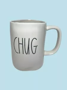 Rae Dunn Chug Kaffeetasse Becher Tee Heiße Schokolade 16 Unzen Off White neuwertiger gebrauchter Zustand - Bild 1 von 6
