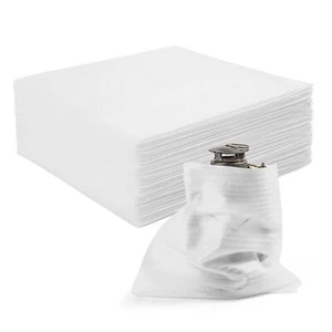 50 Pack 8x8 Inch Cushion Foam Pouches Wrap Sheets for Fragile Items Shipping - Picture 1 of 7