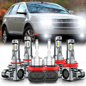 Ajuste Lincoln MKX 2007-2010 -6x faros LED haz alto/bajo + bombillas antiniebla combo - Imagen 1 de 16