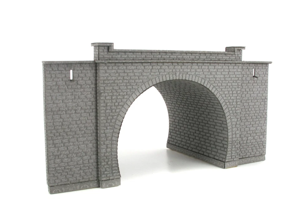 MU N-L00289 - Stone Tunnel Portal 2-Track - N Gauge - NEW - Image 1 of 1