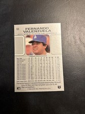 C54b 1990 Leaf #68 Fernando Valenzuela, Los Angeles Dodgers