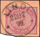Deutsche Kolonien Ostafrika, Vorläufer, 1897, VO 37 e, Briefstück