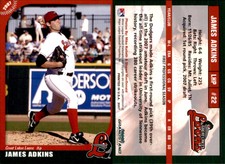James Adkins 2007 Grandstand Great Lakes Loons #NNO Card *AutographDen*