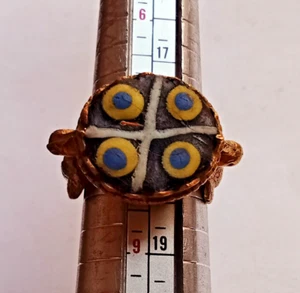 Ancient Roman Bronze Legion Ring with Rare Engraved Bezel 2nd Century AD - Picture 1 of 5