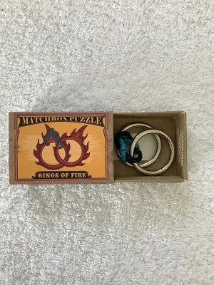 S025 - Matchbox Puzzle - Rings of fire - Geduld-/Geschicklichkeitsspiel - Neu - Bild 1 von 4