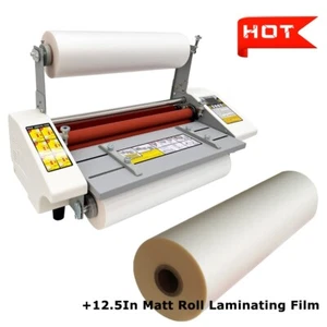 Laminador de rollo frío caliente tamaño A3 con 1 rollo película laminante de rollo mate - Imagen 1 de 21