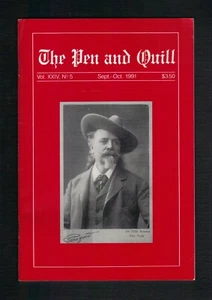 The Pen and Quill Sept-Oct 1991 Autographs Magazine BUFFALO BILL CODY CDV Cover - Picture 1 of 1