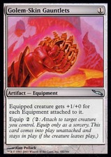 Golem-Skin Gauntlet Foil | NM | | Mirrodin Magic MTG