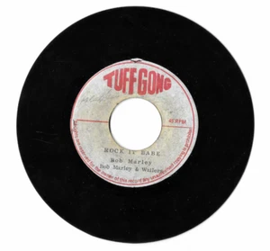 BOB MARLEY - ROCK IT BABE/VERSION REGGAE 7" VG mp3 - Picture 1 of 2