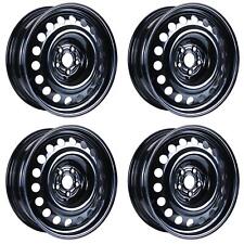 4 Wheel Rims NEW 17in Black Fits Buick Chevrolet OEM Level Rims X47505