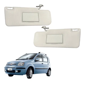Pantina Aletta Parasole FIAT PANDA DAL 2003 Coppia Dx e Sx CON SPECCHIO E TASCA - Afbeelding 1 van 7