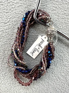 Park Lane Bracelet Exposure Retired Multi-Strand Beaded Wrap Magnetic Clasp - Picture 1 of 10