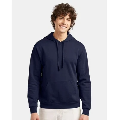 Альтернативный мужской экологичный флисовый пуловер толстовка с капюшоном 8804PF, 3XL, темно-синий - Изображение 1 из 4