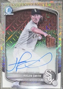2025 Bowman Hagen Smith Chrome Mega Autographs Mojo Refractor Auto #BMA-HS - Bild 1 von 1