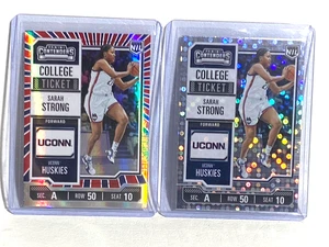 2025 Panini Contender 2 Card Set Donuts Red Blue Parallels #28 SARA STRONG UConn - Picture 1 of 2
