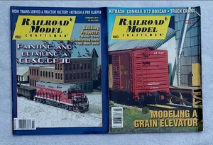 Lot of 2 Railroad Model Craftsman Train Magazines 2012 (Feb, Aug) EUC - Imagen 1 de 1