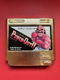 Famicom PUNCH OUT GOLD Cartridge Japan Limited