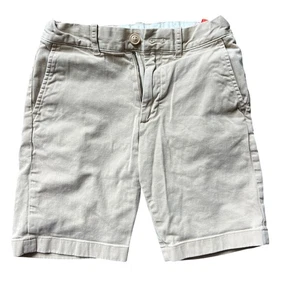 Crewcuts 10 Boys Khaki Uniform Shorts Flat Front Chino Church Preppy Boat School - Picture 1 of 7