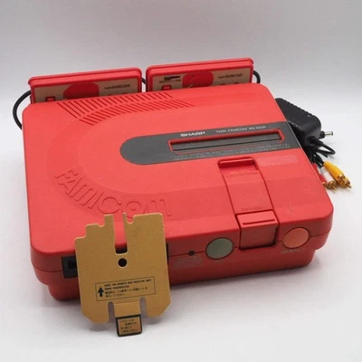 Sharp Twin Famicom Console AN-500R New Belt Replaced W/ Head Protection Sheet - Image 1 of 4