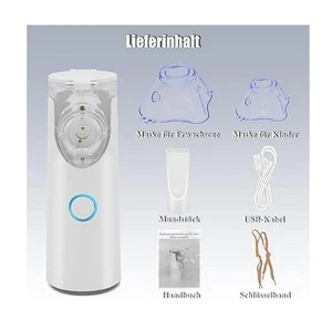 Tragbares Aerosol für Erwachsene und Kinder, leiser Aerosolvernebler - Bild 1 von 6