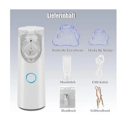 Tragbares Aerosol für Erwachsene und Kinder, leiser Aerosolvernebler - Bild 1 von 4