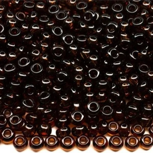 6/0 10140 Preciosa Seed Beads Brown. Transparent Natural. - Picture 1 of 4