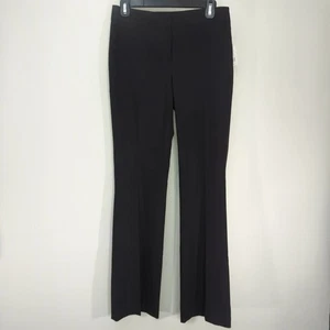 Tahari Womens Terry Dress Pants Black Straight Stretch  Size 2 NWT - Picture 1 of 11