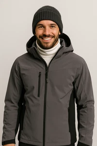 GIACCA SCI UOMO ZIP CAPPUCCIO IMPERMEABILE TRASPIRANTE  BRUGI ART. AG4KT48A - Imagen 1 de 8