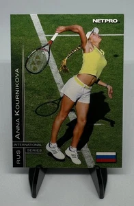Maglia gialla Netpro International Series #10 Anna Kournikova 2003 Rookie RC - Foto 1 di 2