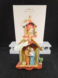 Hallmark Keepsake 2007 A Child Was Born Nativity Christmas Ornament - Picture 1 of 9