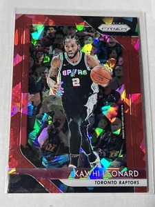 2018-19 Panini Prizm Red Cracked Ice Prizm Kawhi Leonard #53 Spurs - Picture 1 of 2