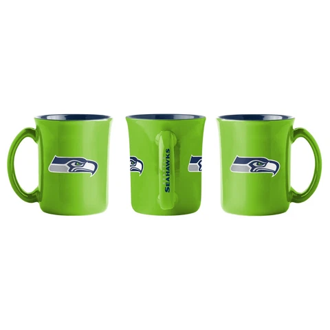 Seattle Seahawks Boelter NFL 15oz Cafe Coffee Mug(1) FREE SHIP!! READ Cover