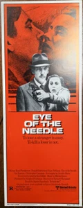 Eye of the Needle Original US Insert Poster 1981 Donald Sutherland gerollt - Bild 1 von 1