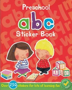 First ABC Letters Learning Book Preschool Activity 250 Stickers & Flash Cards - Picture 1 of 6