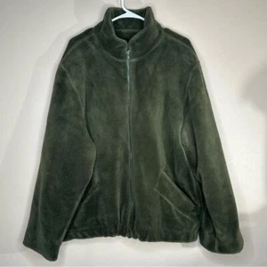 Denali Vintage Herren Plüsch Fleece gefütterte Jacke grün Gr. L Made in USA - Bild 1 von 8