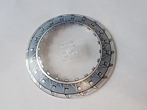 LEGO Dish 10 x 10 Inverted (Radar) - Hollow Studs with Serrated Blades Pattern - Picture 1 of 2