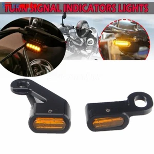 Mini LED Turn Signal Lights Indicator For Harley Touring Road Street Glide 00-13 - Picture 1 of 8