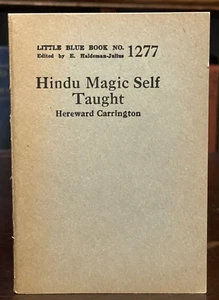 HINDU MAGIC SELF TAUGHT - Hereward Carrington, 1928 - CONJURING, TRICKS - Picture 1 of 8