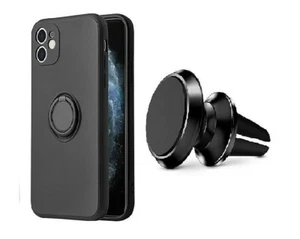 Coque Etui Aimant + Support Voiture pour Samsung Galaxy A05 A14 A15 A25 A35 A55 - Photo 1 sur 13