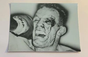 Henry Cooper English Heavyweight Boxer - Levi's Advert PC Printed in UK 1990s - Picture 1 of 2