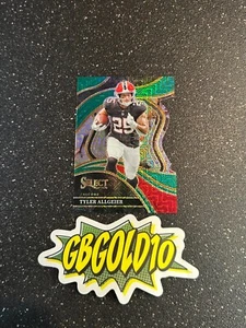 Panini Select 2023 - Club Level Tyler Allgeier #211 verde Prizm troquelado/5 - Imagen 1 de 2