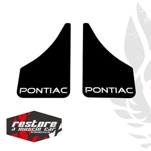 Guardabarros personalizados impresos de plástico premium Pontiac 'Pontiac' - 2ct - Imagen 1 de 4