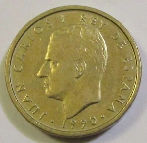 *GUTSE* J. CARLOS I-1, 100 PESETAS 1990, LIS REVERSO, SIN CIRCULAR. - Imagen 1 de 2