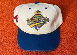 RARE Vintage 1996 World Series MLB Logo 7 Snapback Hat nwt - Picture 1 of 5