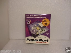 ScanSoft Paperport Deluxe 8 New In Sealed Retail Box! - Picture 1 of 2