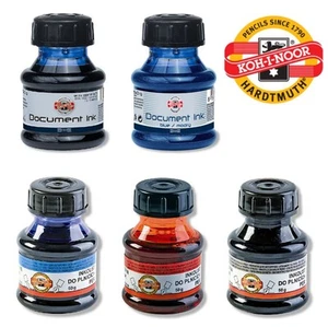 Füllfederhalter Tinte KOH-I-NOOR Mine schwarz blau rot grün Dokumentenschrift 50g - Bild 1 von 7